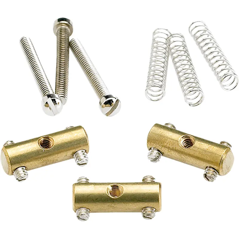 Fender - Pure Vintage '52 Telecaster Saddle Kit, Brass (3)