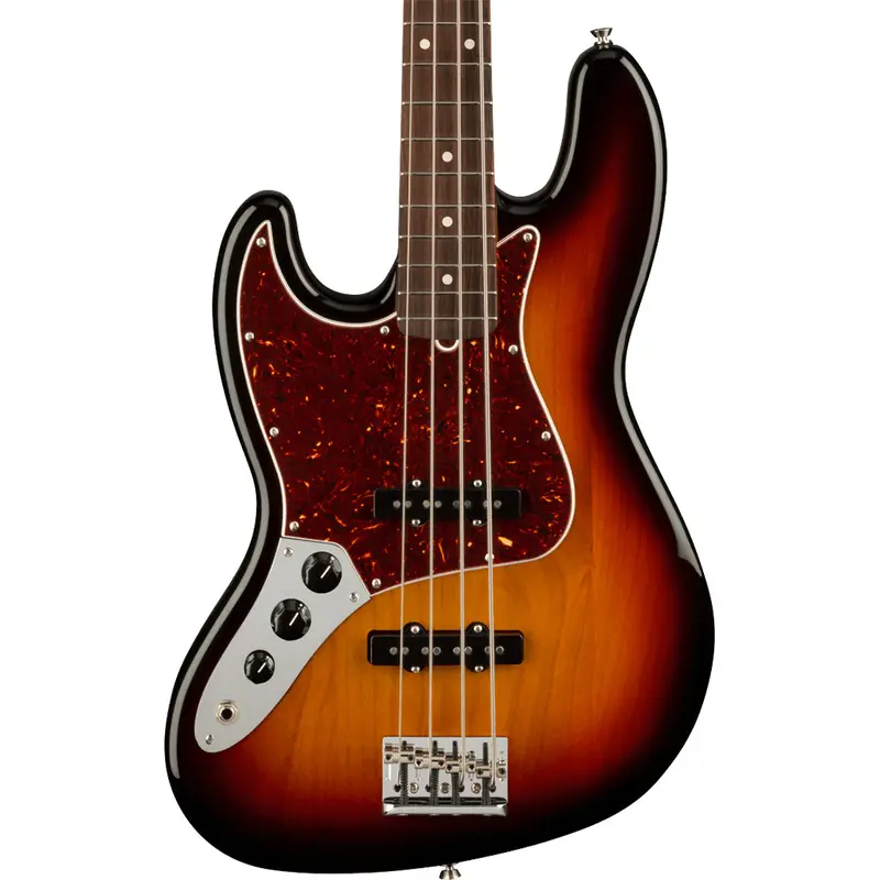 Fender - American Professional II Jazz Bass Left-Hand - Rosewood Fingerboard - 3-Color Sunburst
