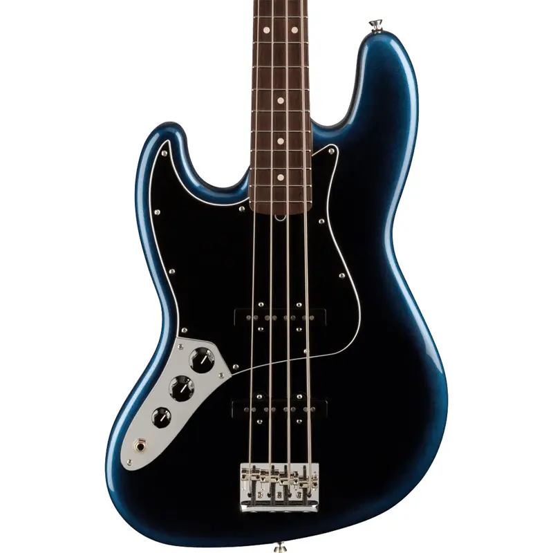 Fender - American Professional II Jazz Bass Left-Hand - Rosewood Fingerboard - Dark Night