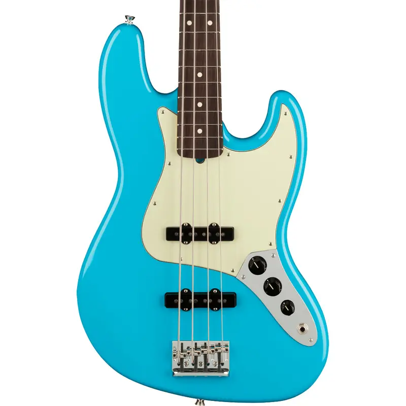 Fender - American Professional II Jazz Bass - Rosewood Fingerboard - Miami Blue