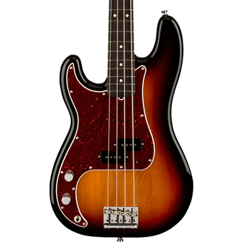 Fender - American Professional II Precision Bass Left-Hand - Rosewood Fingerboard - 3-Color Sunburst