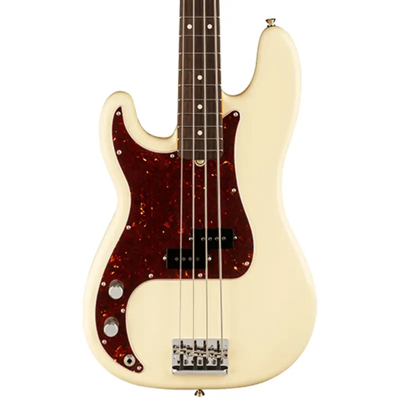 Fender - American Professional II Precision Bass Left-Hand - Rosewood Fingerboard - Olympic White