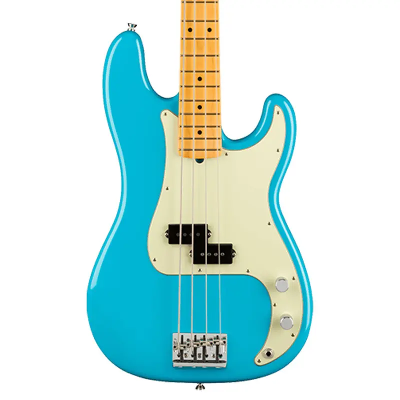 Fender - American Professional II Precision Bass - Maple Fingerboard - Miami Blue