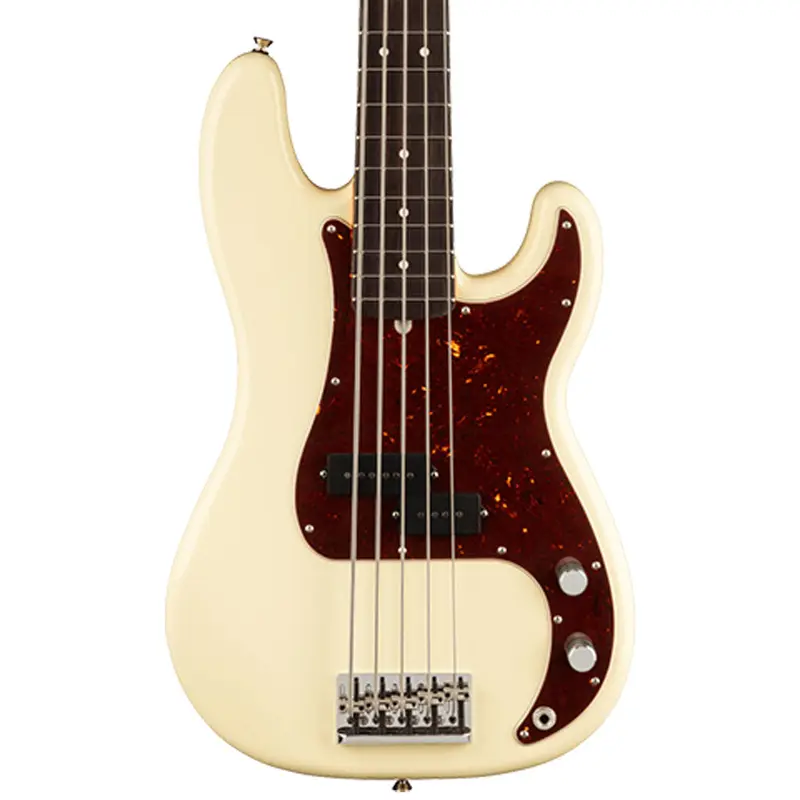 Fender - American Professional II Precision Bass V - Rosewood Fingerboard - Olympic White