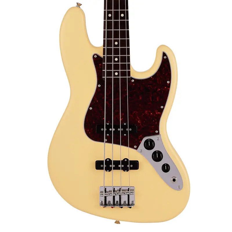 Fender  Made in Japan Junior Collection Jazz Bass, Rosewood Fingerboard, Satin Vintage White