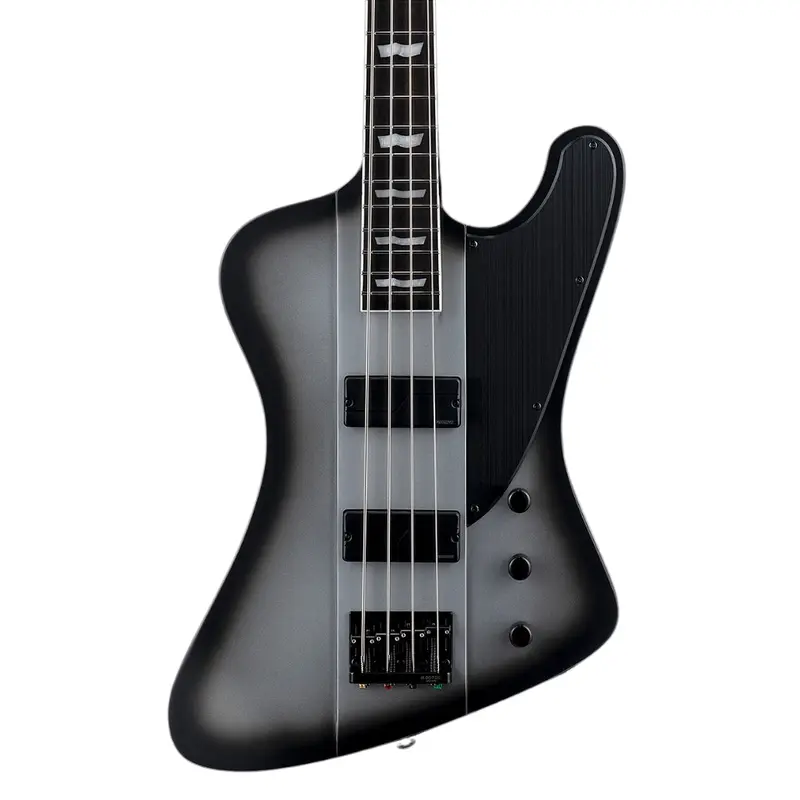ESP LTD Phoenix 1004 Bass Guitar - Silver Sunburst Satin