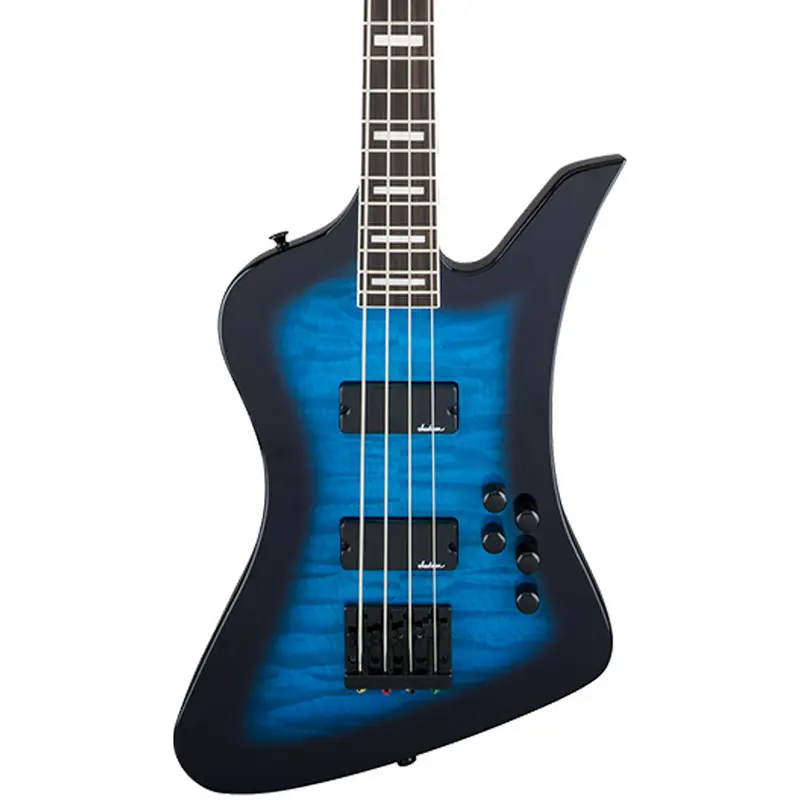 Jackson JS Series JS3Q Kelly Bird - Transparent Blue Burst | Bass Guitars | 2919093585