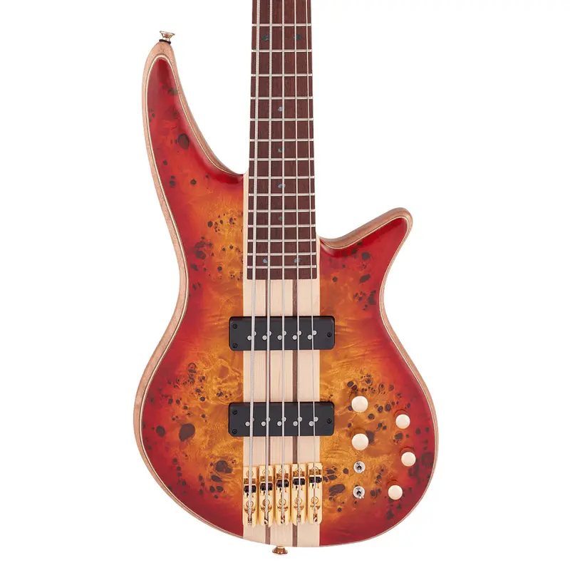 Jackson - Pro Series Spectra Bass SBP V, Caramelized Jatoba Fingerboard, Transparent Cherry Burst | Bass Guitars | 2919934515