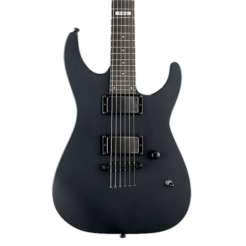 ESP LTD JL-600 Jeff Ling Signature Electric Guitar - Black Satin