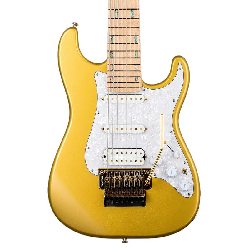 ESP LTD JRV-8FR Javier Reyes Signature 8-string - Metallic Gold