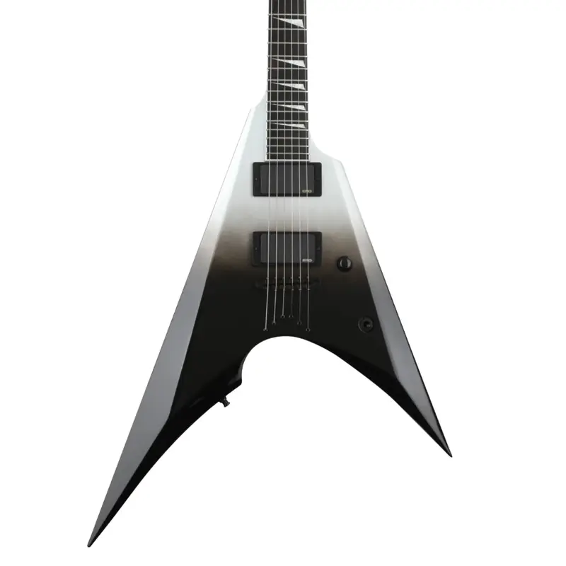 ESP E-II Arrow Neck Thru Electric Guitar - Black Silver Fade
