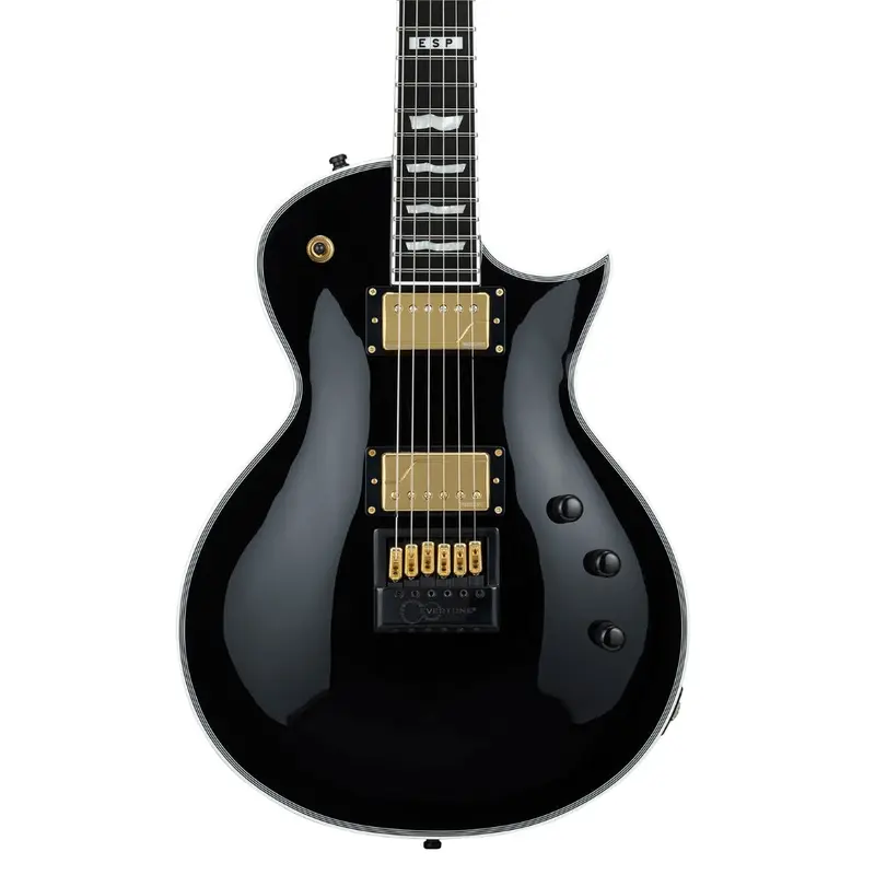 ESP E-II Eclipse FT Full Thickness Evertune Electric Guitar - Black