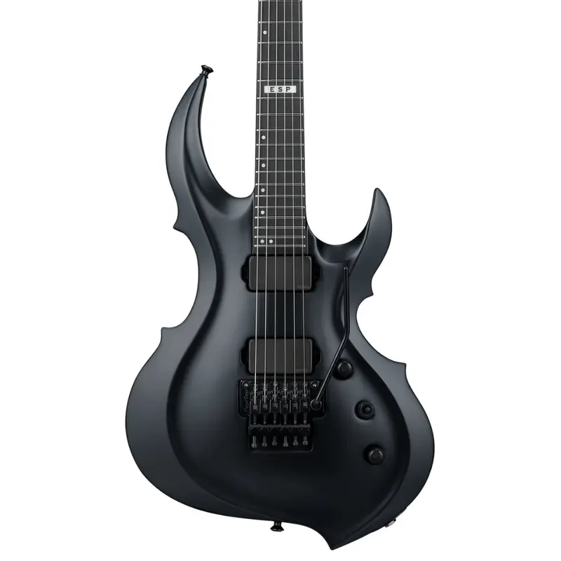 ESP E-II FRX Electric Guitar - Black Satin