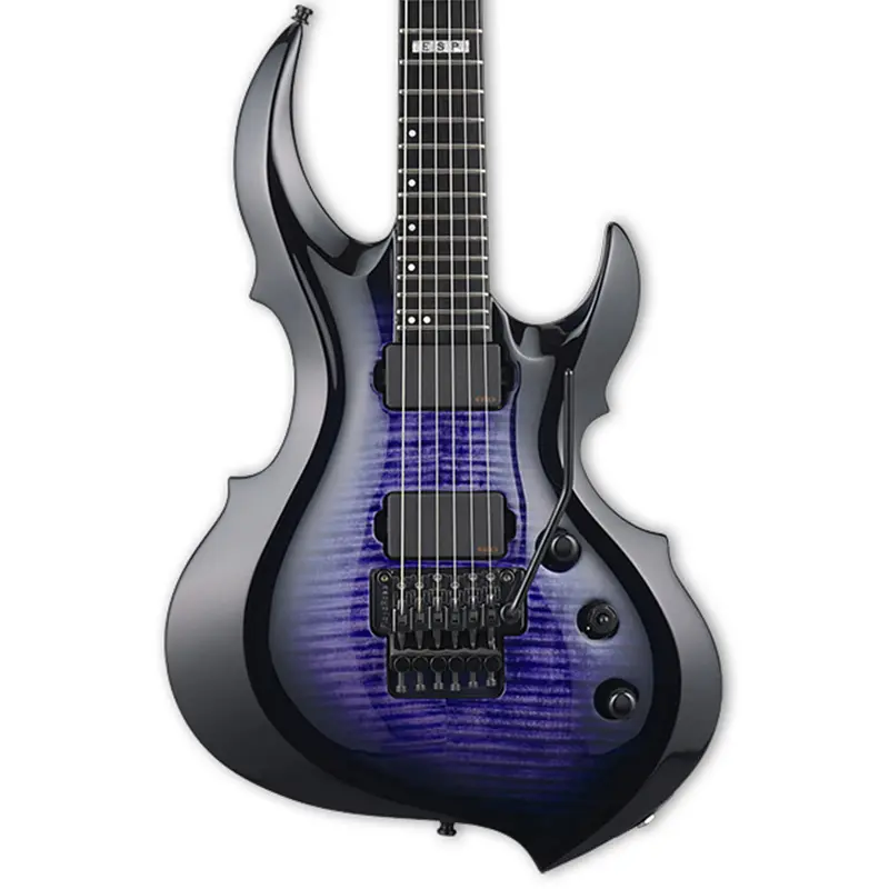 ESP E-II FRX Electric Guitar Flamed Maple Reindeer Blue