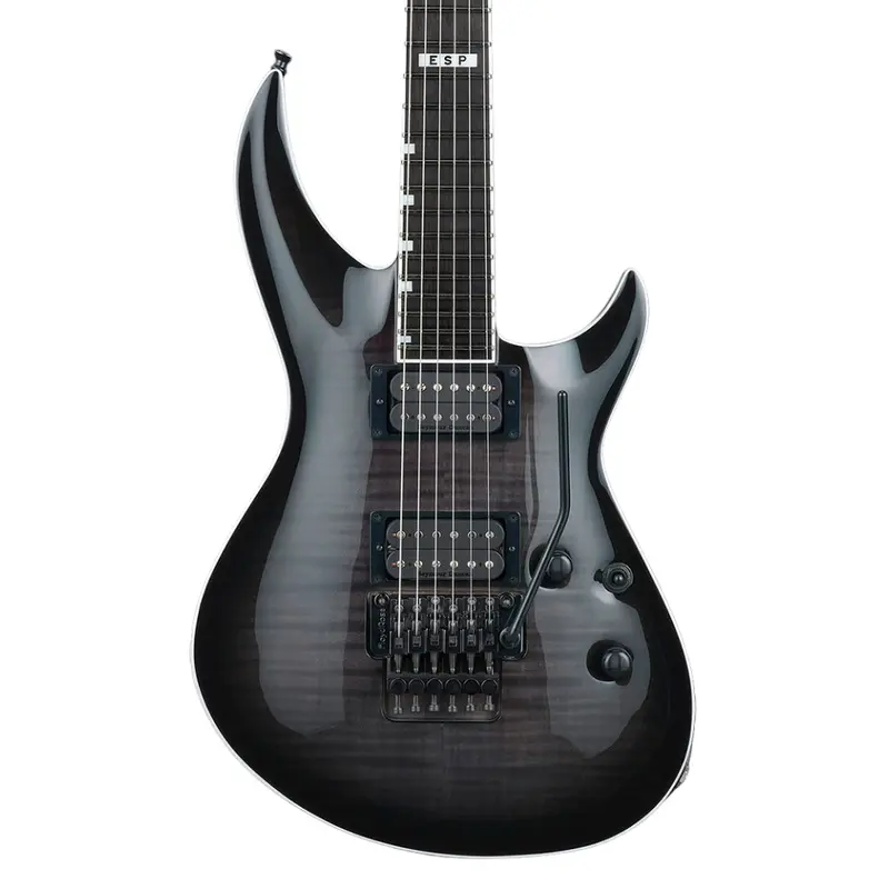 ESP E-II Horizon 3 Flame Maple - See Through Black