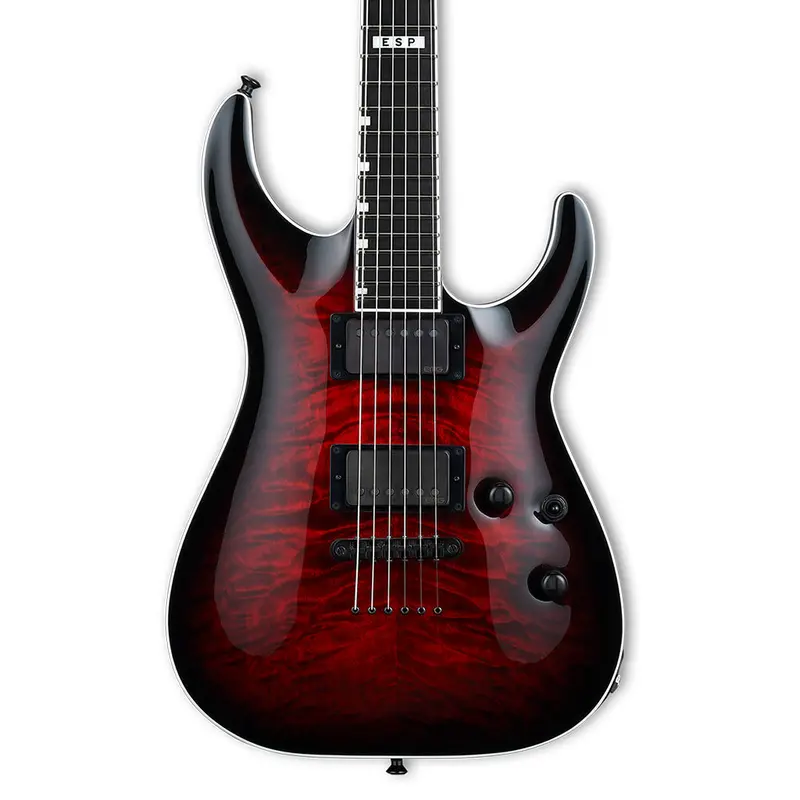 ESP E-II Horizon NT-II Electric Guitar Quilted Maple - See Thru Black Cherry Sunburst