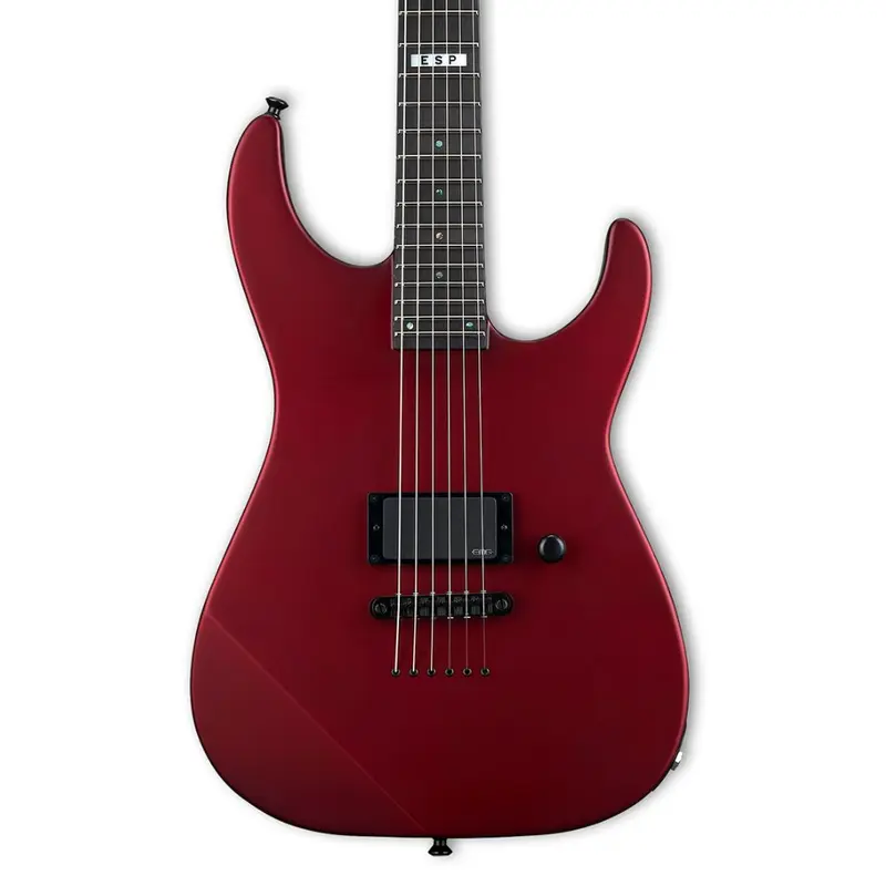 ESP E-II M-I NT Deep Candy Apple Red Satin Electric Guitar - E2-MINTDCARS