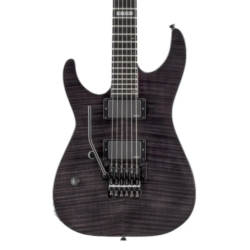 ESP E-II M-II Left Handed Electric Guitar - See Thru Black