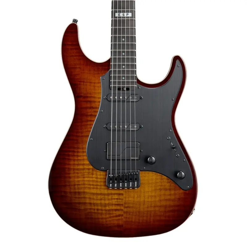 ESP E-II SN-3 HT Electric Guitar - Tiger Eye Sunburst