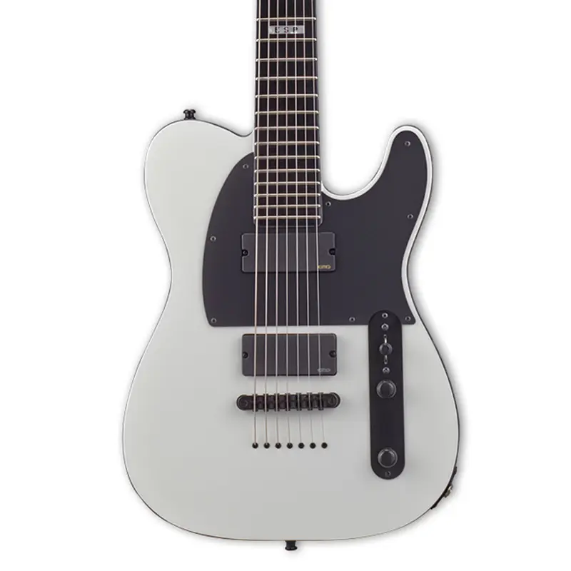 ESP E-II T-B7 Baritone Electric Guitar 7-String - Snow White