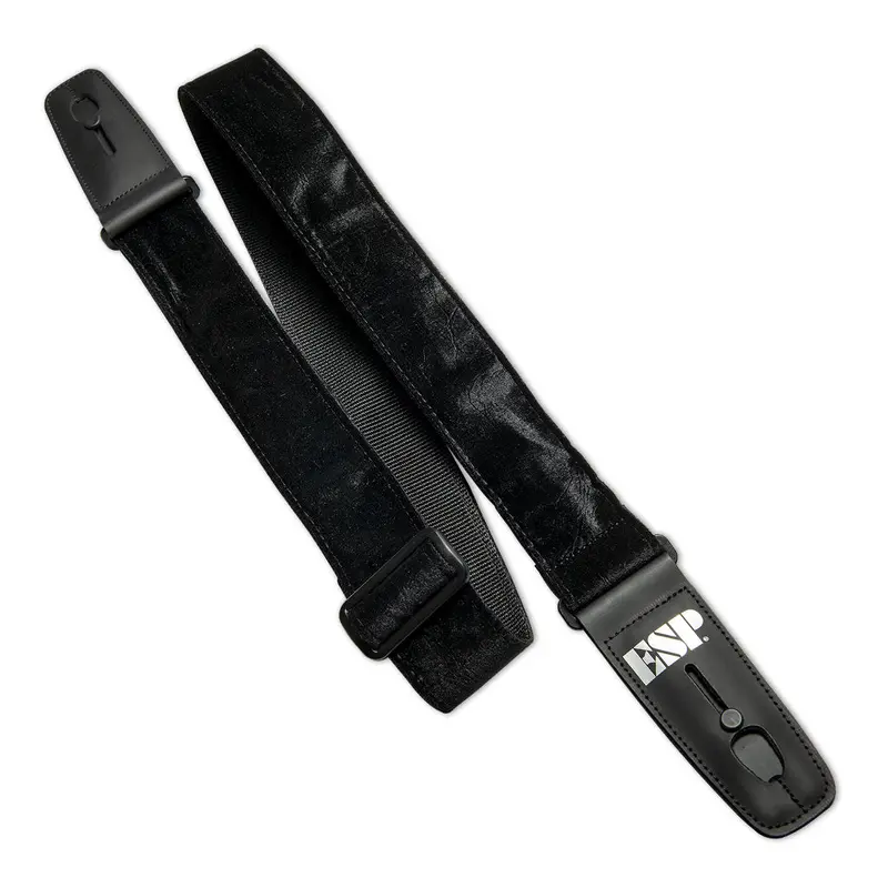 ESP Lock it Strap 2'' Crushed Velvet Black
