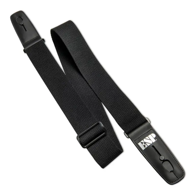ESP Lock it Strap 2'' Woven Cotton Black