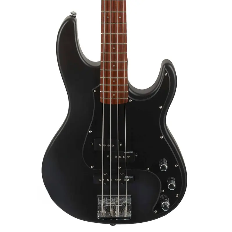 ESP LTD AP-204 Bass Guitar - Black Satin