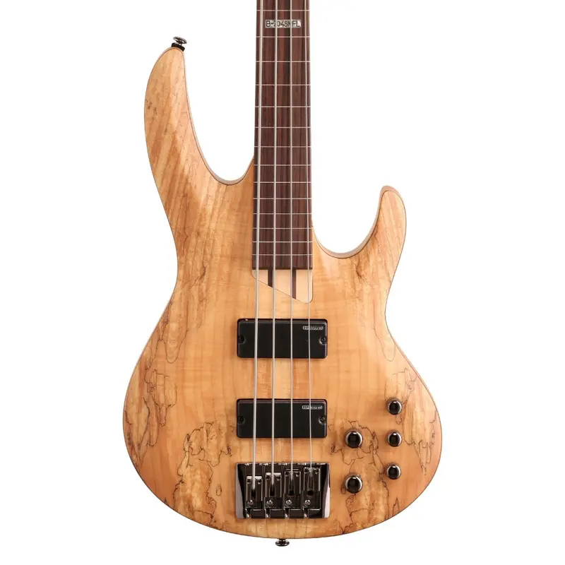 ESP LTD B-204SM Fretless Bass Guitar - Natural Satin