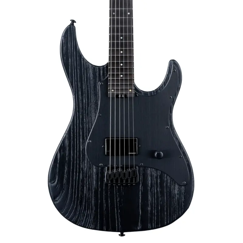 ESP LTD Deluxe SN-1HT Electric Guitar - Black Blast Rev