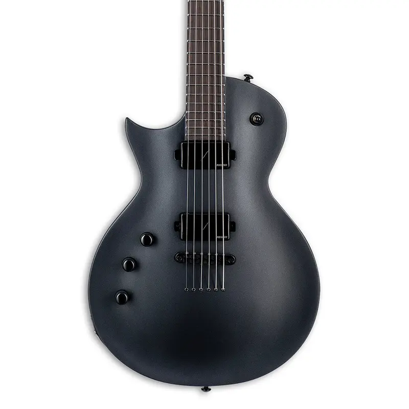 ESP LTD EC-1000 Baritone Charcoal Metallic Satin Left Handed