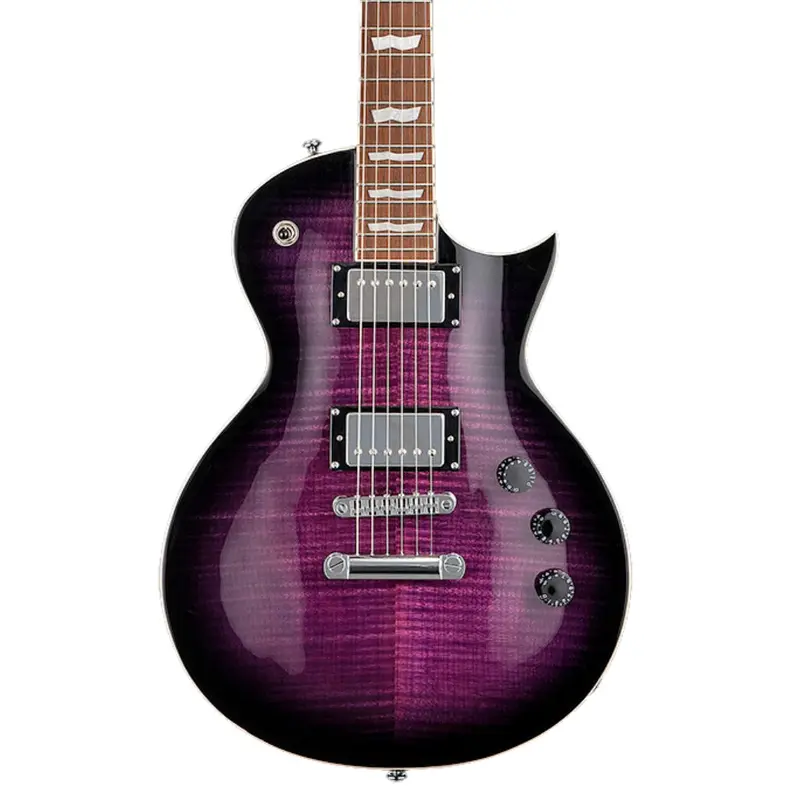 ESP LTD EC-256FM Electric Guitar - See Thru Purple Burst
