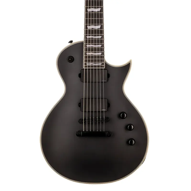 ESP LTD EC-407 7-String Electric Guitar - Black Satin