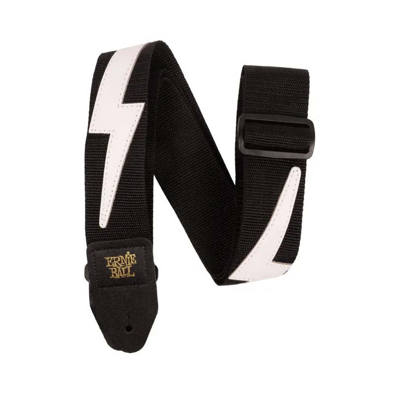 Ernie Ball Premium Guitar Strap - White Lightning