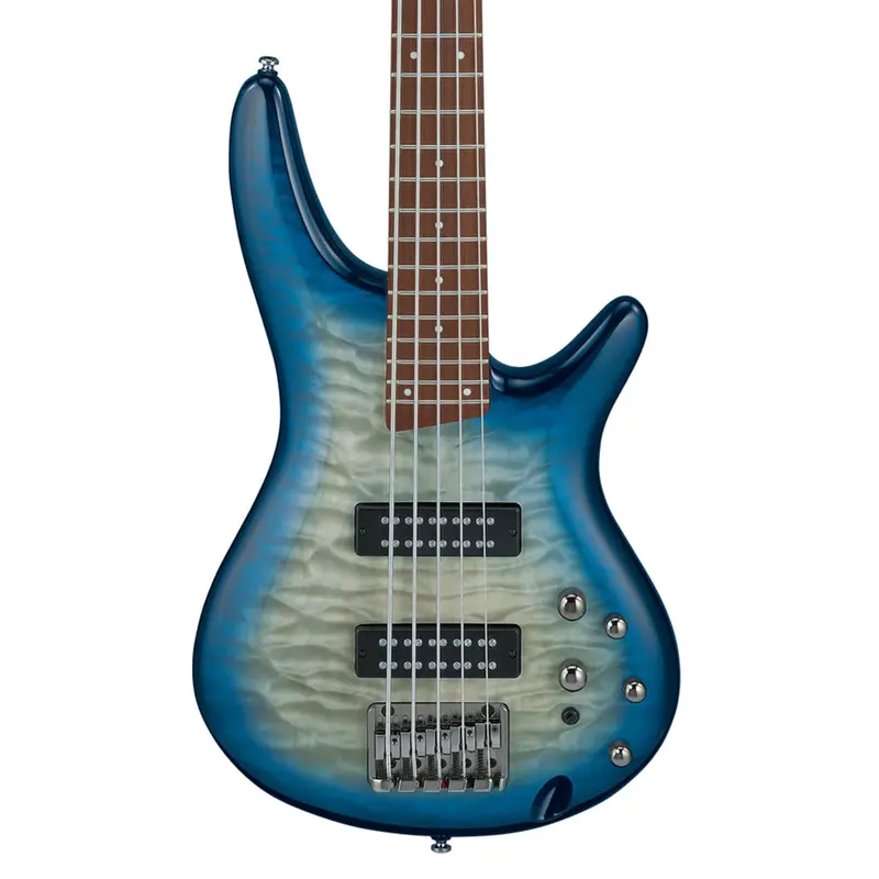 Ibanez SR405EQM Stained Cosmic Blue Starburst 5 String Electric Bass
