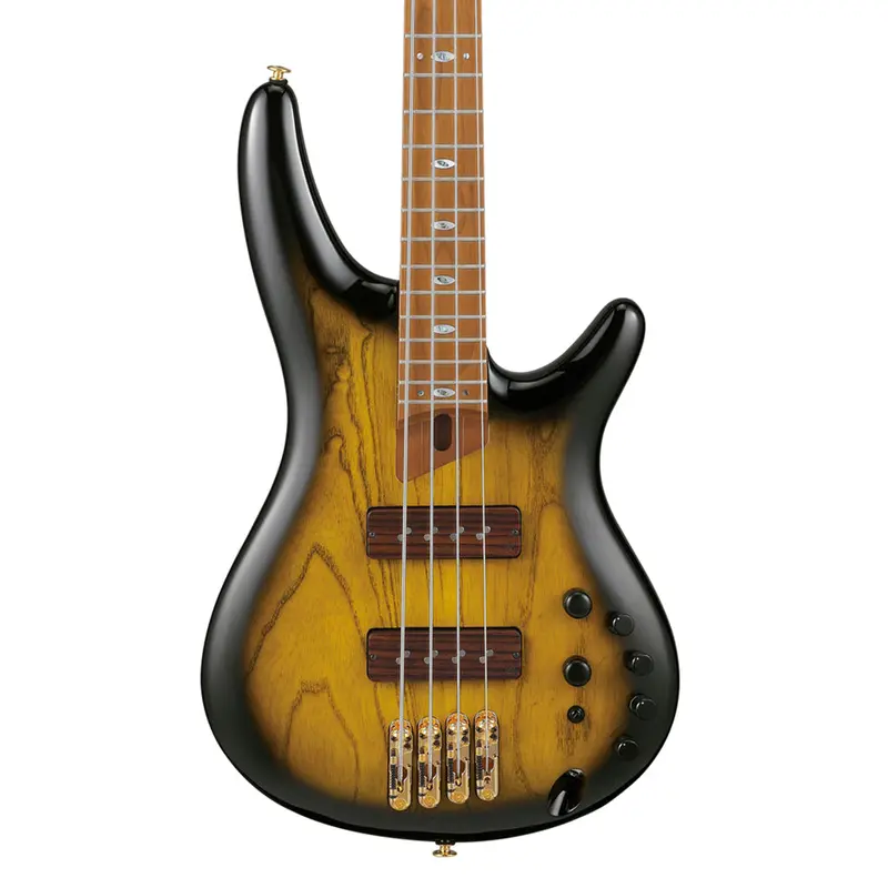 Ibanez SR4500 Prestige Bass Ash Body and Case - Desert Sunset Burst