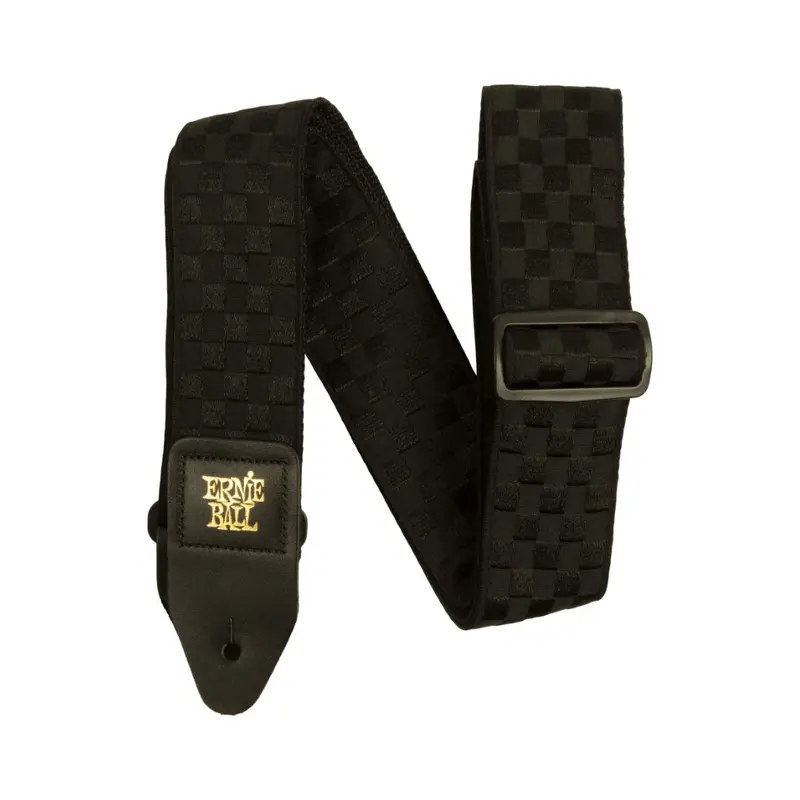 Ernie Ball Jacquard Guitar Strap - Black Checkers