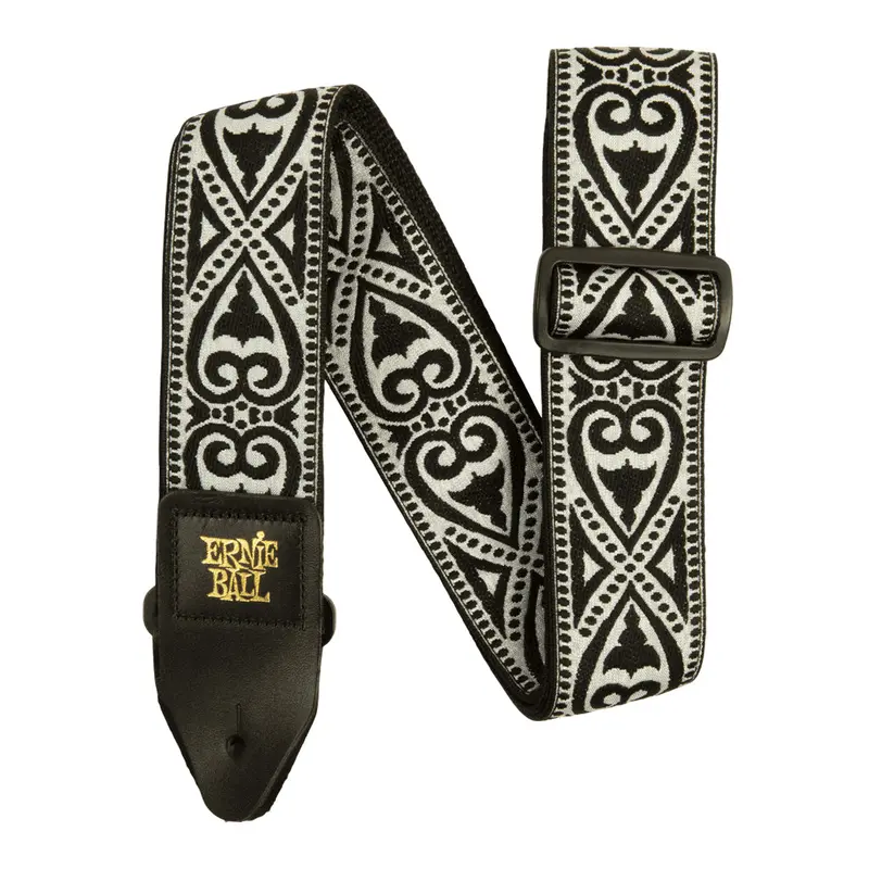 Ernie Ball Jacquard Guitar Strap - Black Heart