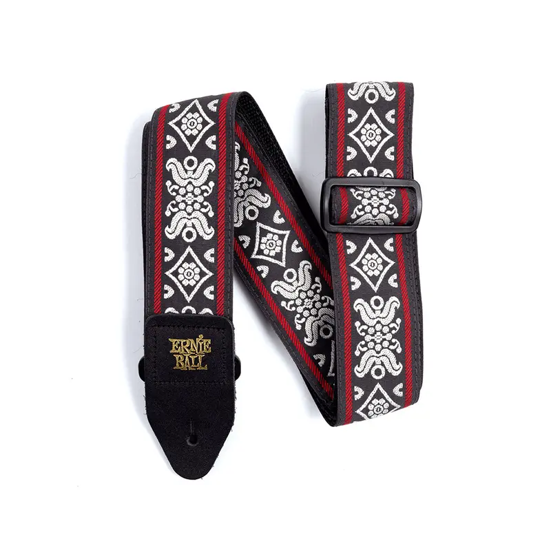 Ernie Ball Jacquard Strap - Blackjack Red