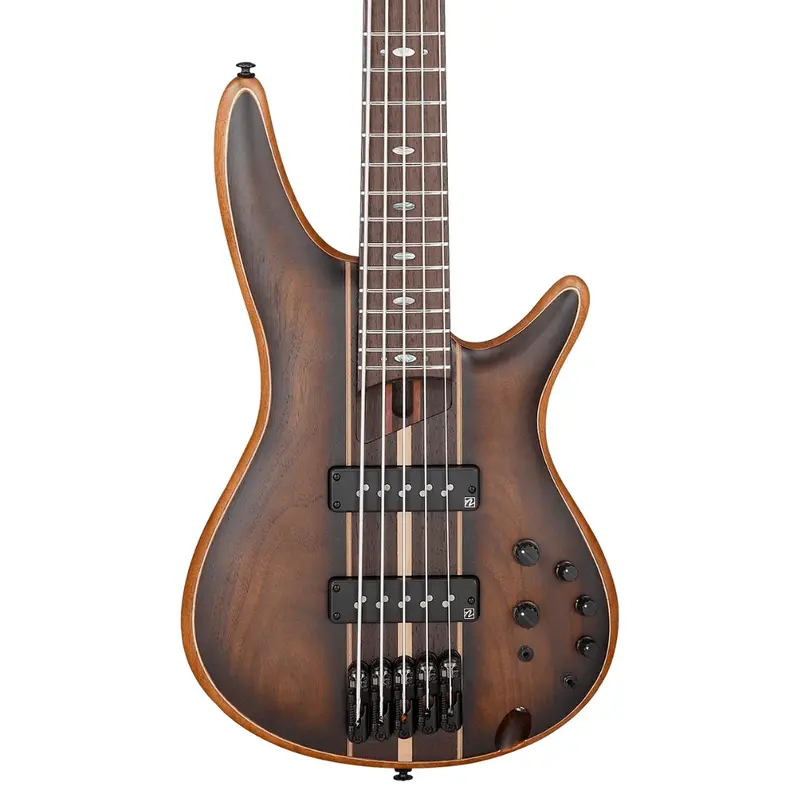 Ibanez SR1355B 5 String Premium Bass With Bag - Dual Mocha Burst Flat