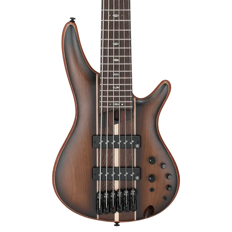 Ibanez SR1356B 6 String Premium Bass With Bag - Dual Mocha Burst Flat