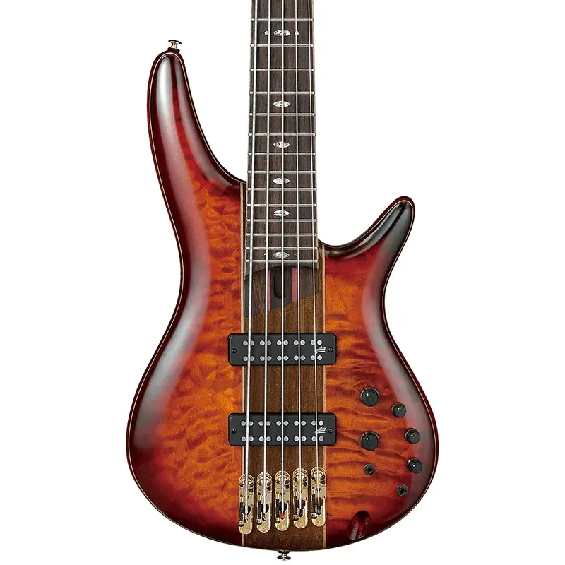 Ibanez SR2405W - 5 String Premium Bass - Brown Topaz Burst