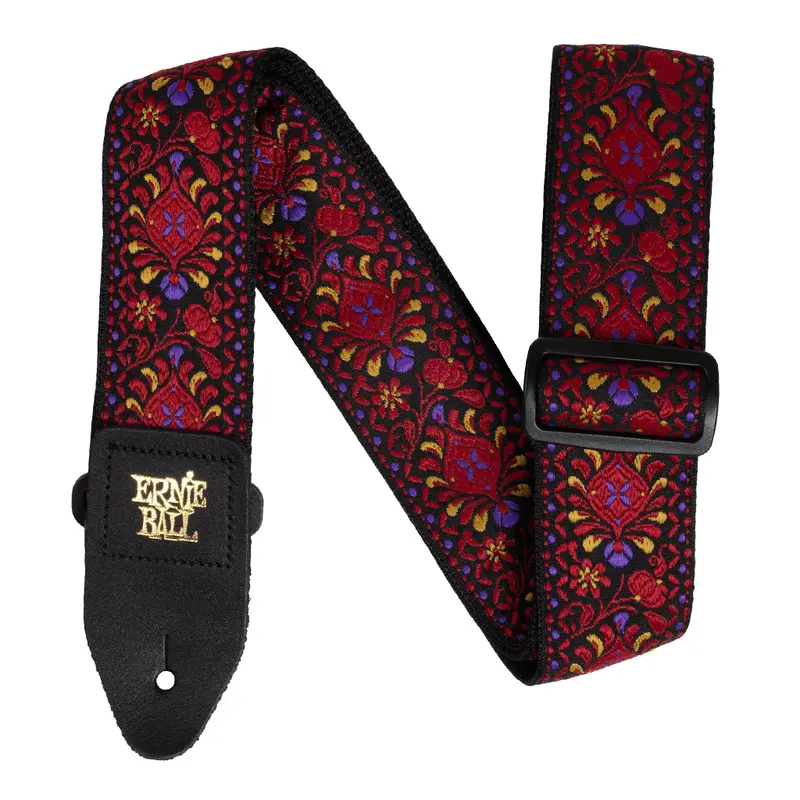 Ernie Ball Classic Jacquard Guitar/Bass Strap - Crimson Royal Bloom
