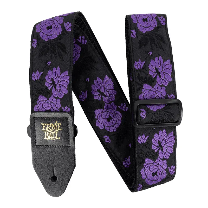 Ernie Ball Classic Jacquard Guitar/Bass Strap - Lavender Rose