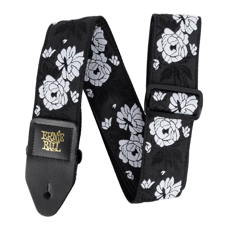 Ernie Ball Classic Jacquard Guitar/Bass Strap - Vanilla Rose