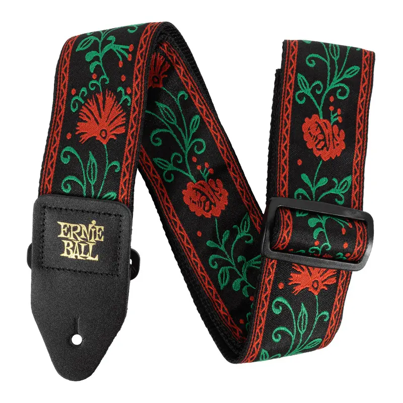 Ernie Ball Classic Jacquard Guitar/Bass Strap - Western Rose
