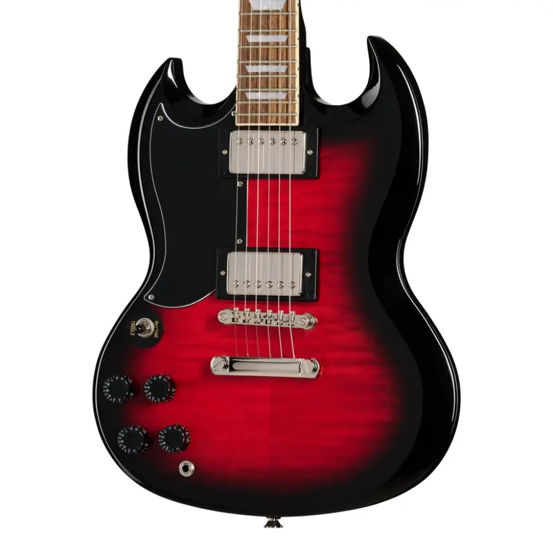 Epiphone SG Tribute Electric Guitar - Cherry Burst, Left Handed