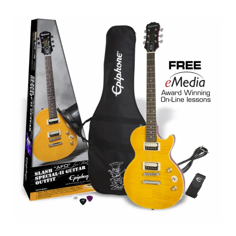 Epiphone Slash Appetite Les Paul Special-II Performance Pack - Appetite Amber