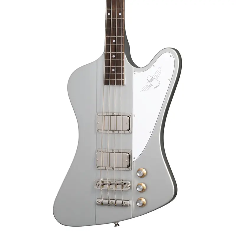 Epiphone Thunderbird 64 In Gig Bag Silver Mist