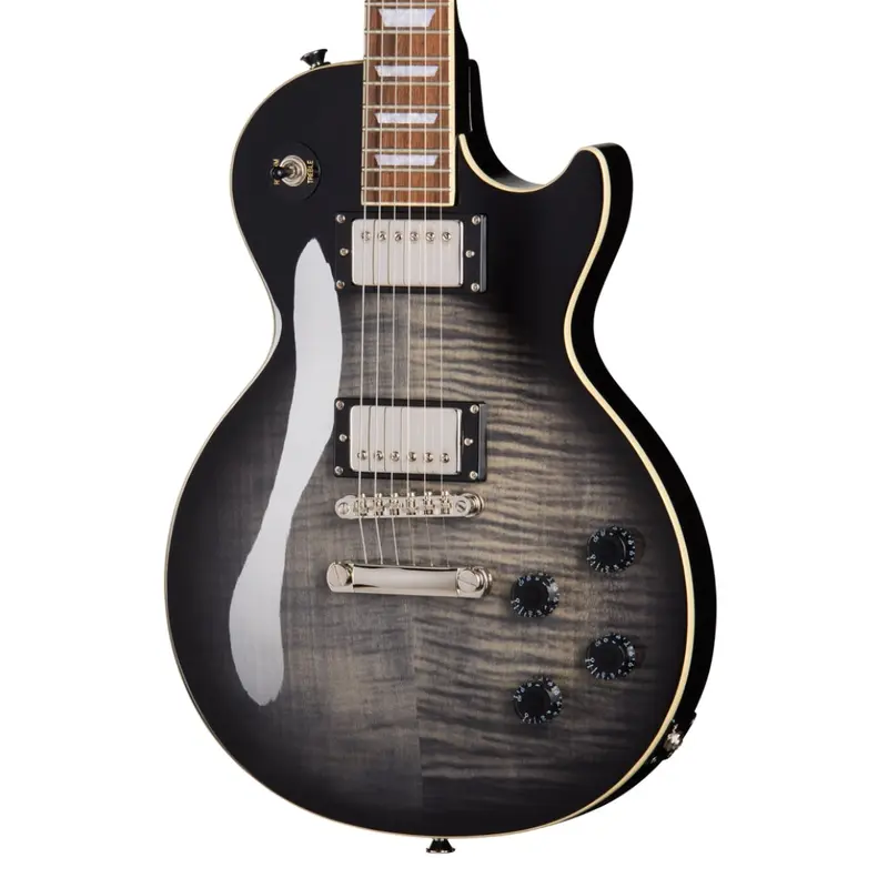 Epiphone Les Paul Tribute Electric Guitar - Transparent Ebony Burst