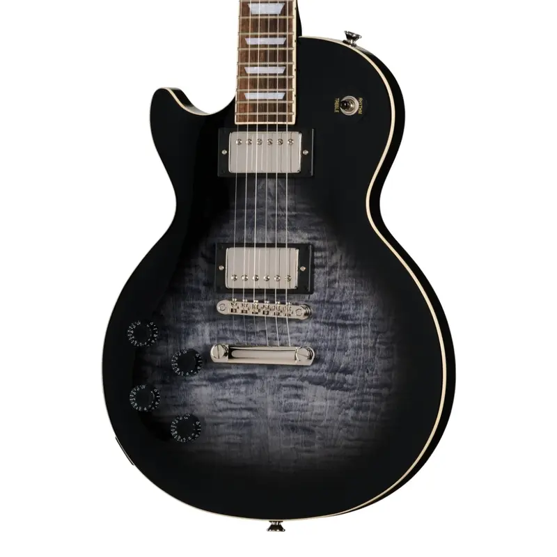 Epiphone Les Paul Tribute Electric Guitar - Transparent Ebony Burst, Left Handed